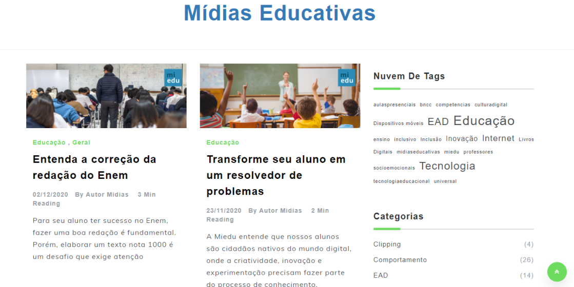 Mídias Educativas - Blog